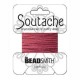 Beadsmith Rayon soutache cord 3mm - Merlot